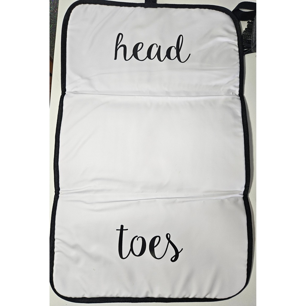 Itzy Ritzy Boss Backpack Diaper Bag Black Herringbone Vegan Leather Tassel - Picture 4 of 12